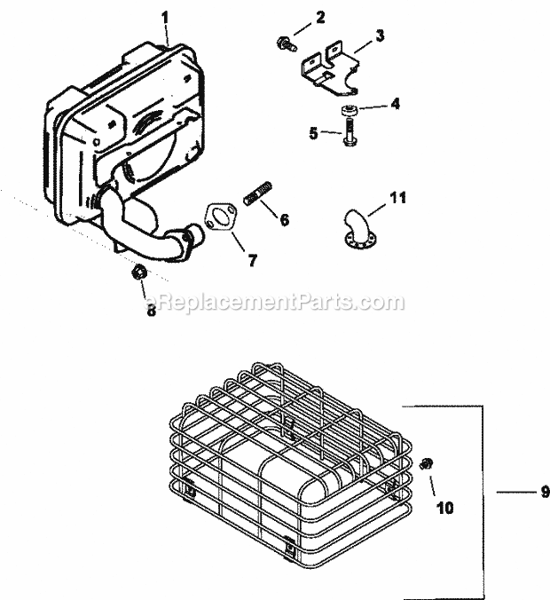 Kohler CH15-44511 15 HP Engine Page H Diagram