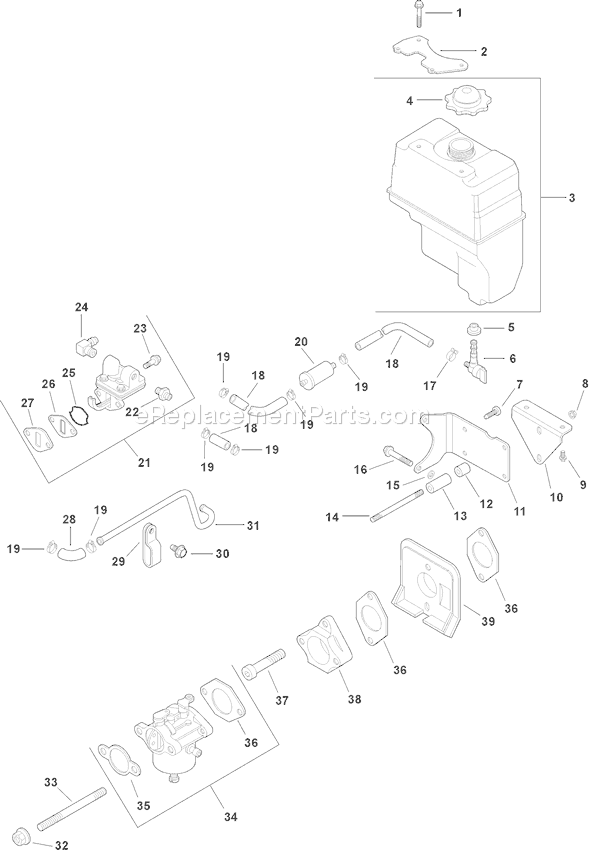 Kohler CH15ST-44538 Engine Page H Diagram