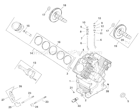 Kohler CH18-62502 Engine Page C Diagram