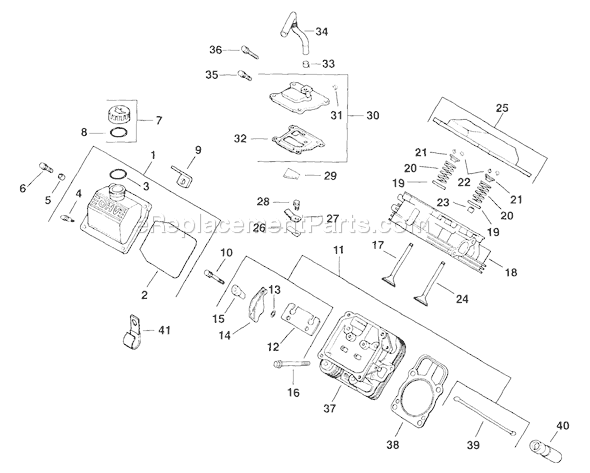 Kohler CH18-62502 Engine Page H Diagram