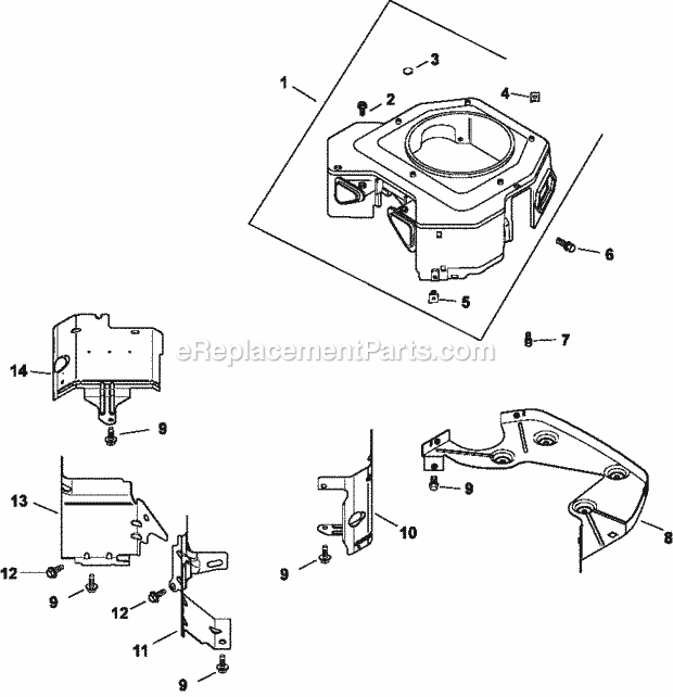 Kohler CH18-62531 18 HP Engine Page B Diagram