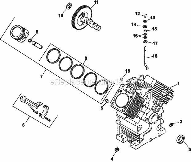 Kohler CH18-62602 18 HP Engine Page C Diagram