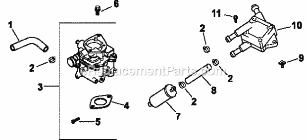 Kohler CH18-62627 18 HP Engine Page H Diagram