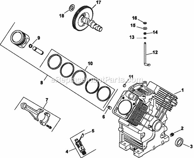 Kohler CH18-62645 18 HP Engine Page C Diagram