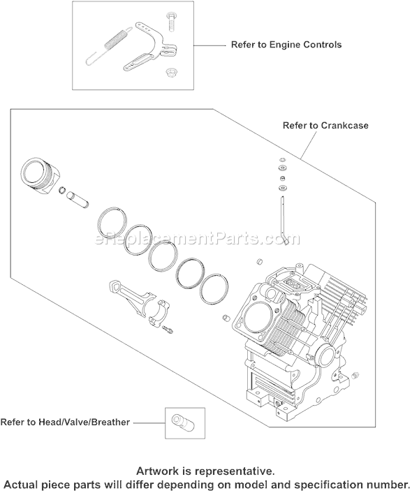 Kohler CH18S-62571 Engine Page K Diagram