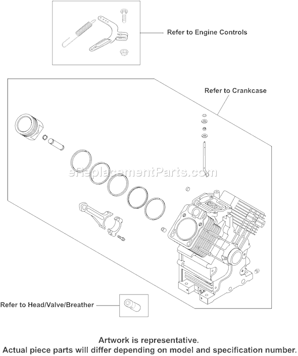 Kohler CH18S-62581 Engine Page K Diagram