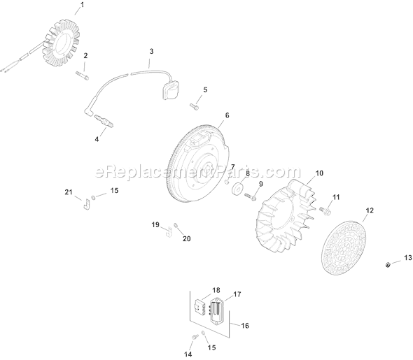 Kohler CH18S-62635 Engine Page J Diagram