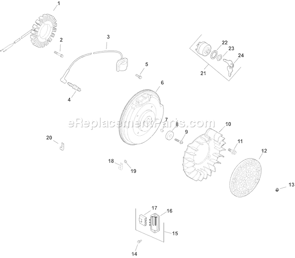 Kohler CH18S-62636 Engine Page J Diagram