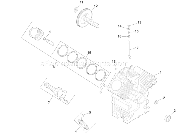 Kohler CH18S-62636 Engine Page C Diagram