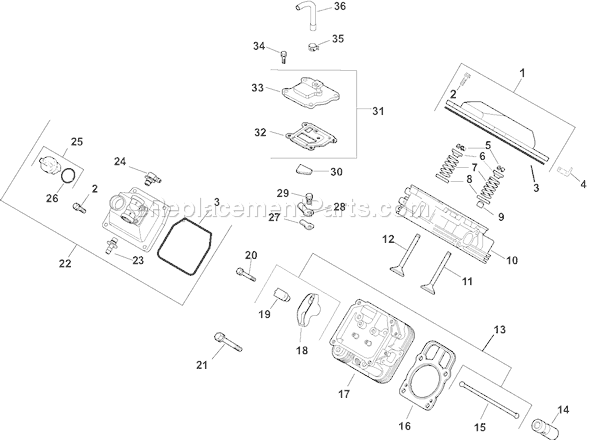 Kohler CH18S-62636 Engine Page I Diagram