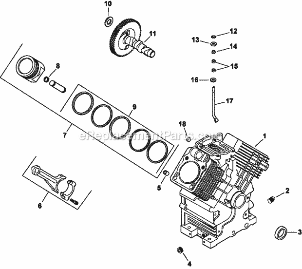 Kohler CH20-64620 20 HP Engine Page C Diagram