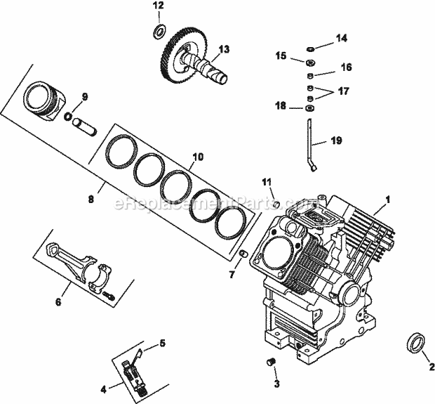 Kohler CH20-64641 20 HP Engine Page C Diagram