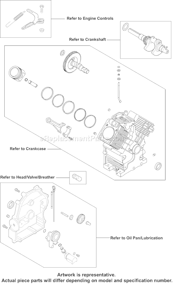 Kohler CH20S-64562 Command Series Engine Page M Diagram