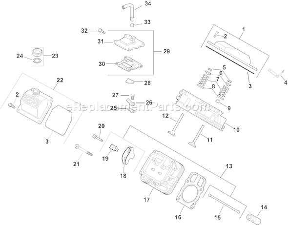 Kohler CH20S-64562 Command Series Engine Page I Diagram