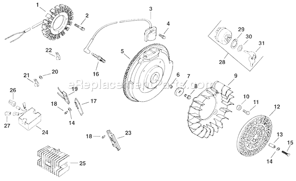 Kohler CH20S-64632 Engine Page J Diagram