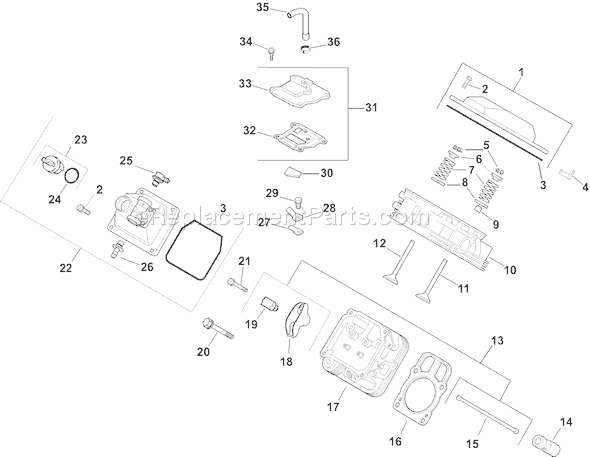 Kohler CH20S-64698 Engine Page I Diagram