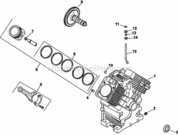 Kohler CH22-66508 22 HP Engine Page C Diagram