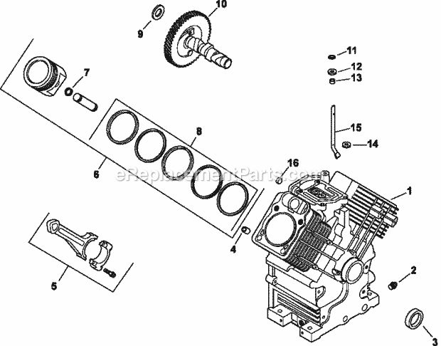 Kohler CH22-66559 22 HP Engine Page C Diagram