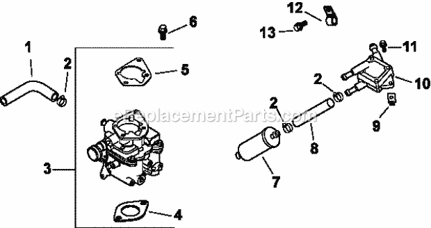 Kohler CH22-66559 22 HP Engine Page H Diagram