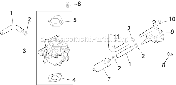 Kohler CH22QS-66531 Engine Page H Diagram