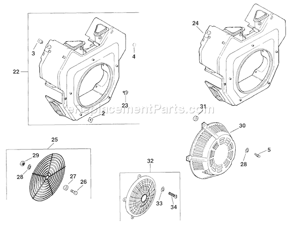 Kohler CH22S-76509 Engine Page D Diagram