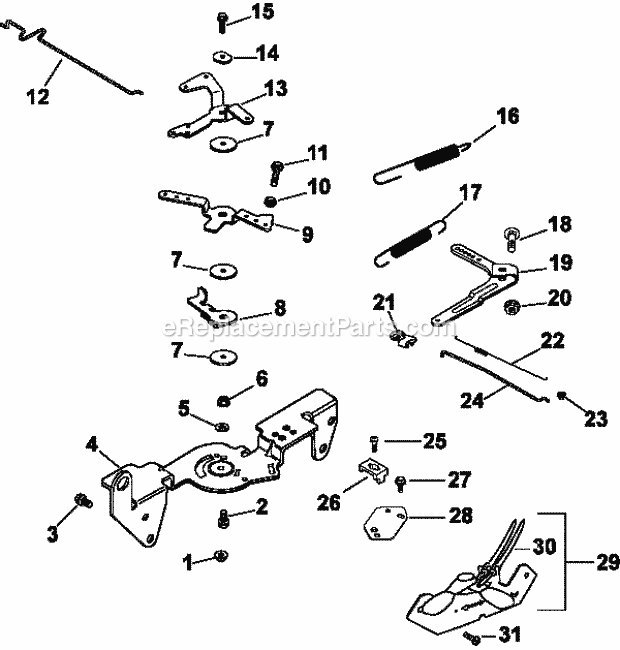 Kohler CH23-76501 22 HP Engine Page F Diagram