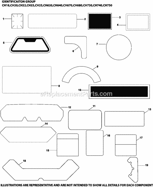 Kohler CH23-76524 23 HP Engine Page J Diagram