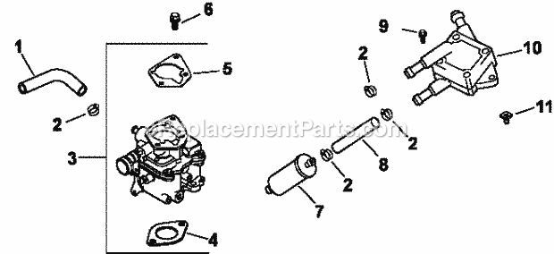 Kohler CH23-76572 23 HP Engine Page H Diagram