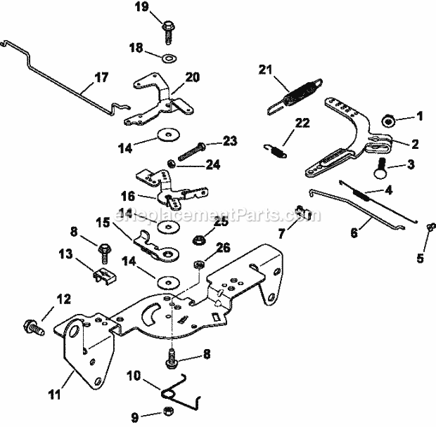 Kohler CH23-76581 23 HP Engine Page H Diagram