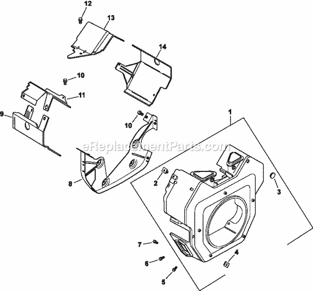 Kohler CH23-76619 23 HP Engine Page B Diagram