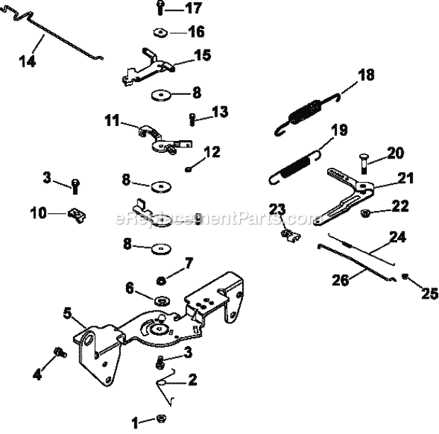 Kohler CH23-76634 23 HP Engine Page E Diagram