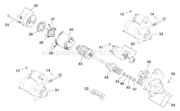 Kohler CH25-68523 25 HP Engine Page T Diagram