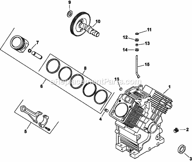 Kohler CH25-68552 25 HP Engine Page D Diagram