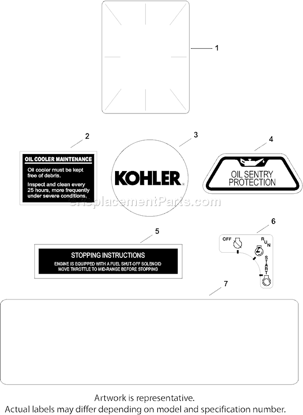 Kohler CH25S-68591 Engine Page E Diagram