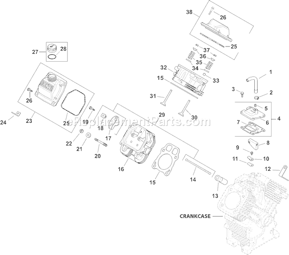 Kohler CH25S-68648 Engine Page J Diagram