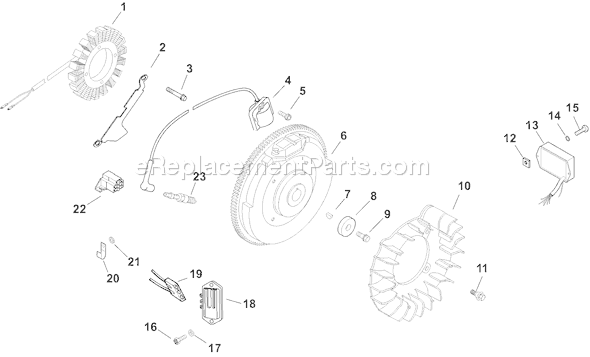 Kohler CH25S-68648 Engine Page K Diagram