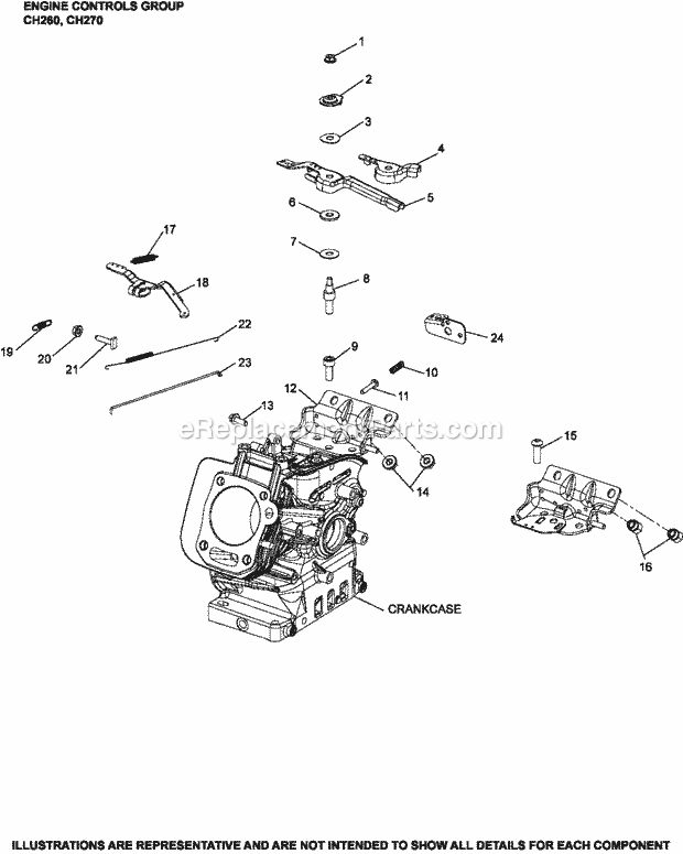 Kohler CH270-3032 Engine Page E Diagram