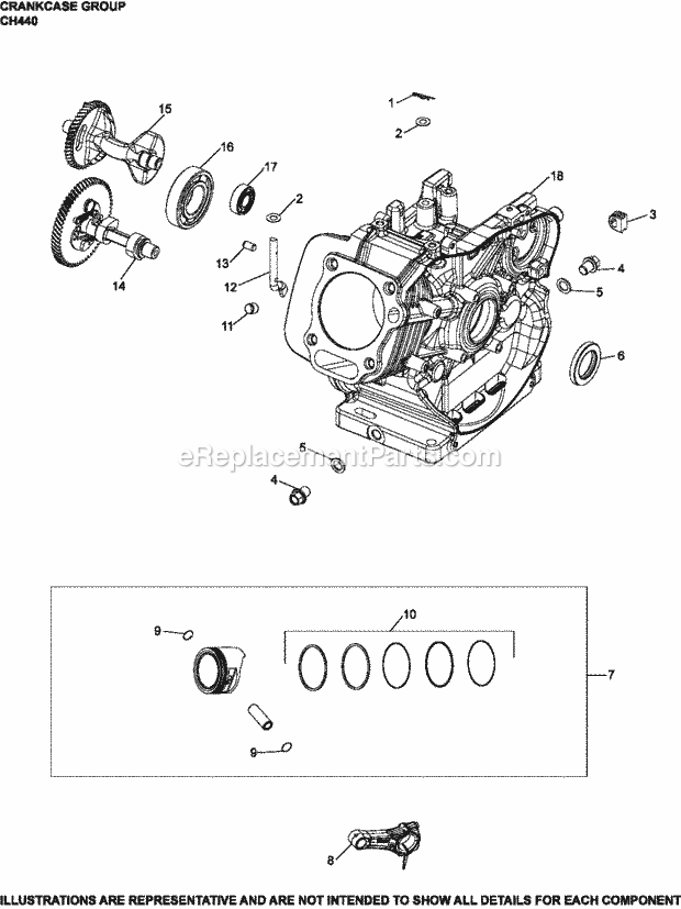 Kohler CH440-0034 Engine Page C Diagram