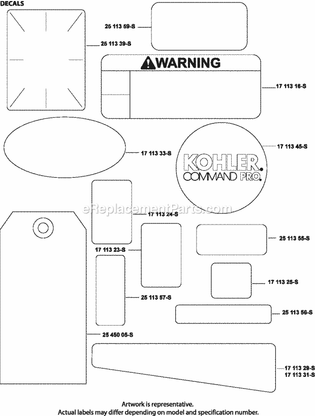 Kohler CH440-3056 Engine Page H Diagram