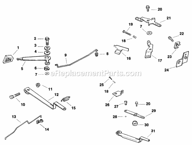 Kohler CH5-1513 5 HP Engine Page E Diagram