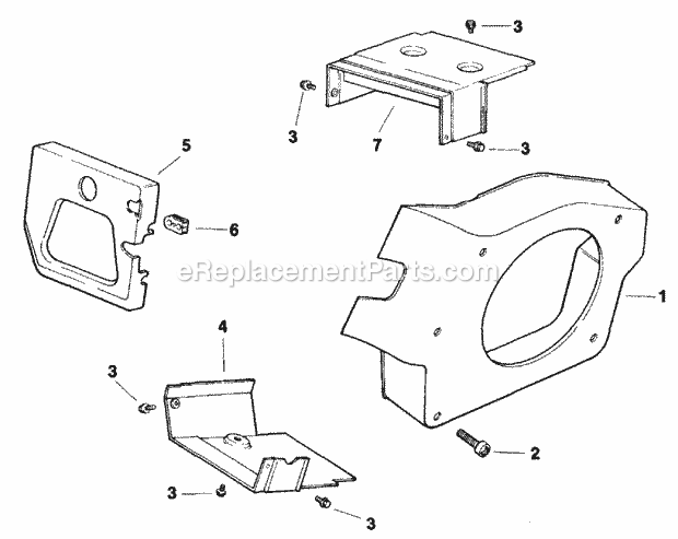 Kohler CH5-1520 5 HP Engine Page B Diagram