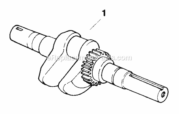 Kohler CH5-1520 5 HP Engine Page D Diagram