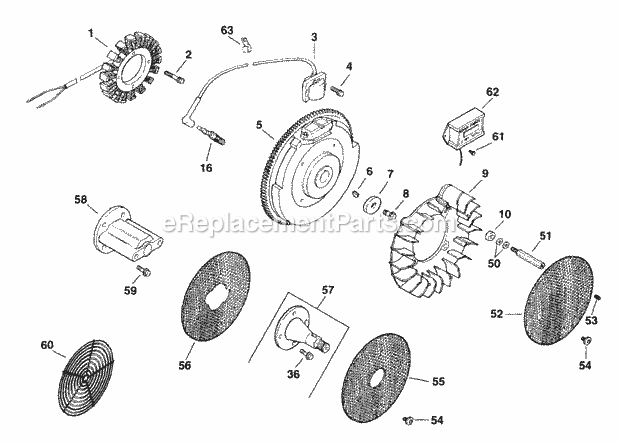 Kohler CH620-3039 18 HP Engine Page L Diagram