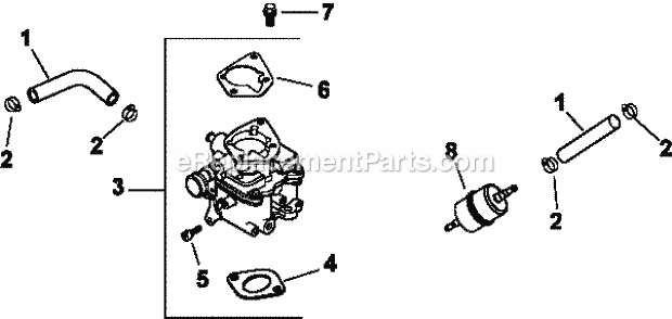 Kohler CH620-3043 18 HP Engine Page I Diagram