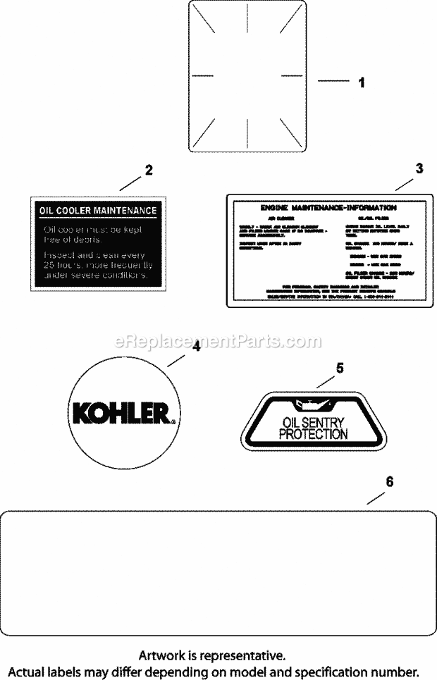 Kohler CH730-0043 25 HP Engine Page J Diagram