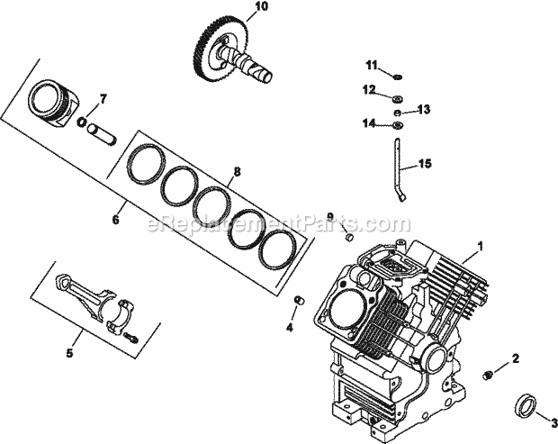 Kohler CH730-0059 25 HP Engine Page C Diagram