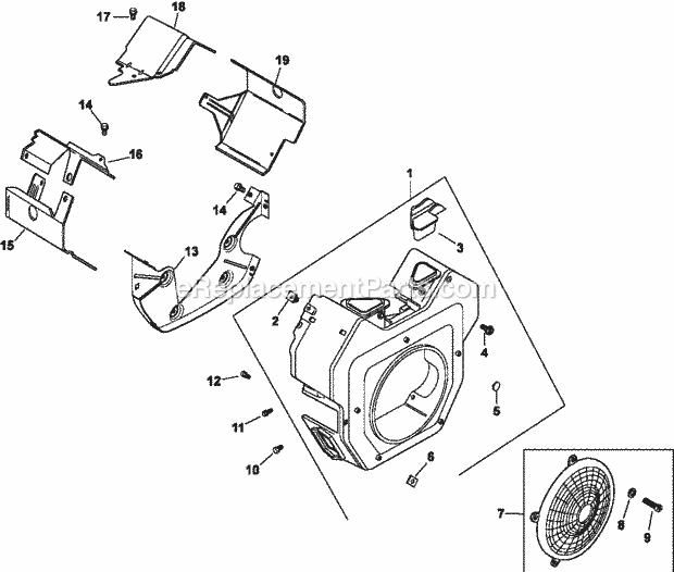 Kohler CH730-0146 25 HP Engine Page B Diagram