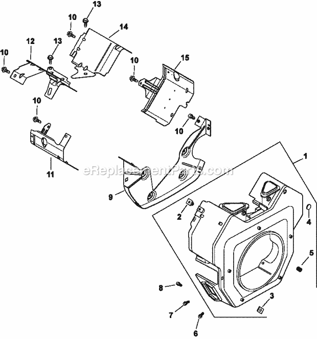 Kohler CH730-0155 25 HP Engine Page B Diagram