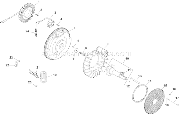 Kohler CH730S-CH730-0003 Command Series Page J Diagram