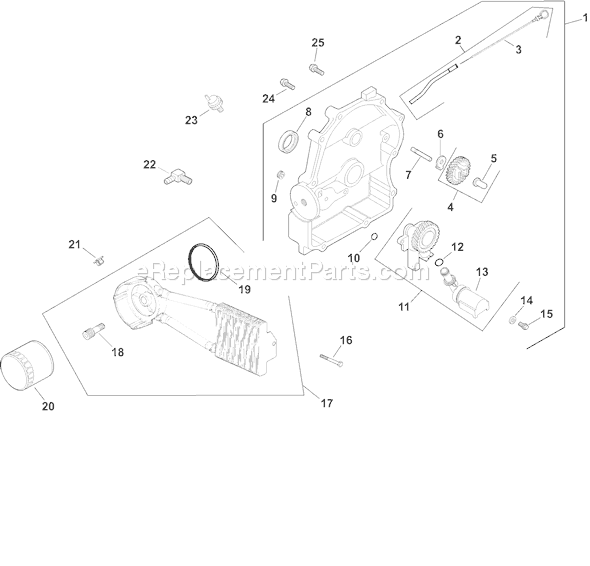 Kohler CH740S-CH740-3117 Engine Page K Diagram